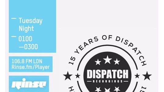 Rinse FM Podcast — Dispatch Recordings — 16th February 2016
