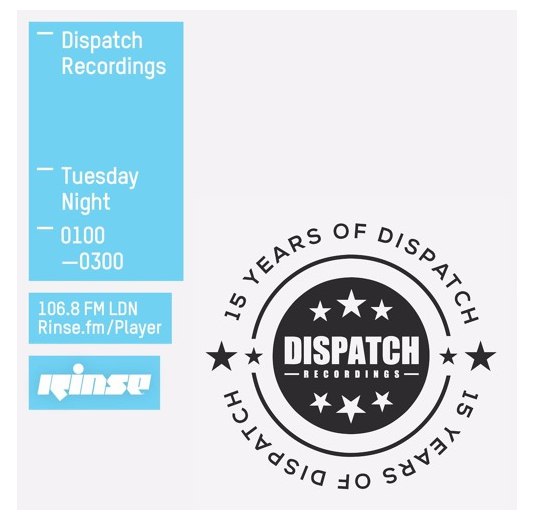 Rinse FM Podcast - Dispatch Recordings - 16th February 2016