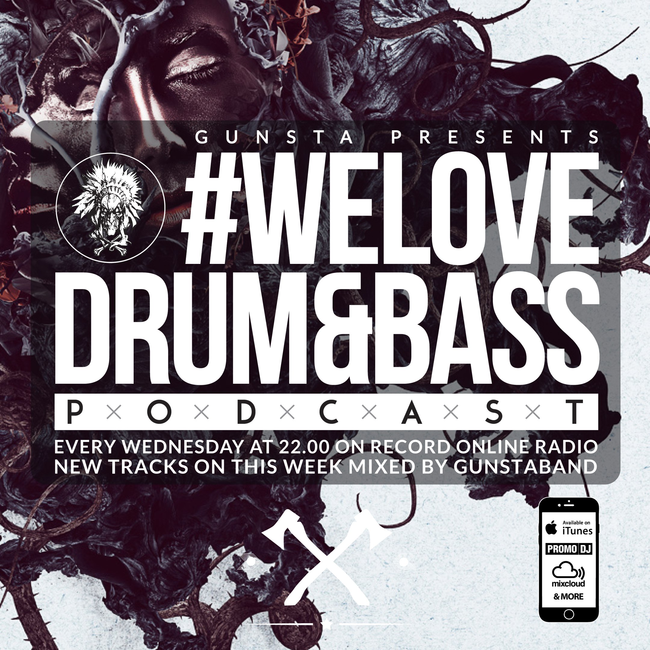 Wednesday every day. Drum and Bass Podcasts. Every Wednesday. Gunsta records. WELOVE Drum&Bass Rave всех влюблённых.