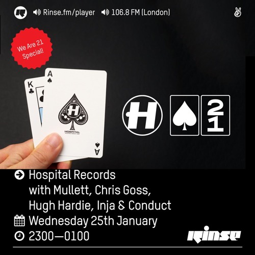 Rinse FM Podcast - Hospital Records - 25th January 2017