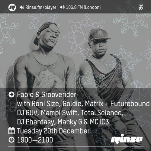 Fabio & Grooverider - Rinse FM (20-12-2016)